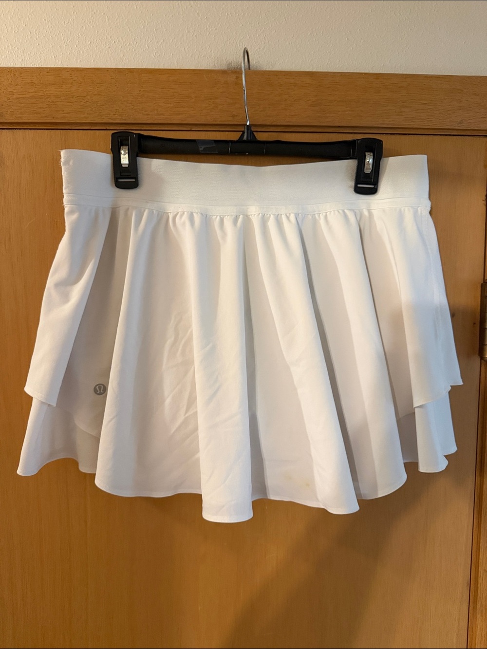 Lululemon Women’s Court Rival Layered Tennis Golf Skirt Skort White Size 12